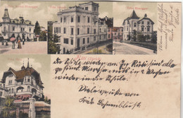 A6222) RÜTI - Zürich - Villa WEBER - HONEGGER - SEQUIN - HESS - Tolle LITHO Mit Villen - 30.07.1907 !! - Rüti