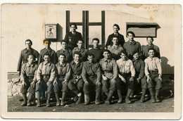 SAINT DIDIER EN VELAY ? - Carte Photo, Groupe De Résistants ?, Boite Aux Lettres "Postes Flandres", WW2 - Saint Didier En Velay