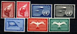 Nations-Unis - New York YT PA 1-7 Neuf Sans Charnière - XX - MNH - Airmail