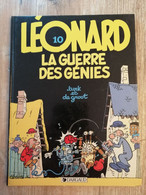 Bande Dessinée - Léonard 10 - La Guerre Des Génies (1983) - Léonard