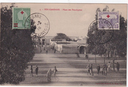 TUNISIE 1916  CARTE  POSTALE    SANS TEXTE - Covers & Documents
