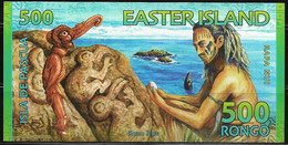 EASTER ISLAND  (CHILE)  500 RONGO  UNC  01-AUG-2012 - Chile