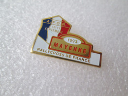 RARE PIN'S RALLYCROSS DE FRANCE   MAYENNE   1993 - Rallye