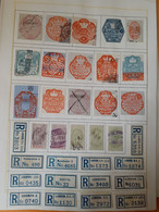 Stamps : Rare Lot De Timbres  " Revenue Stamps Et Patent " ,et Vignettes Recommandè  ; Le Tout 100 Pièces - Central America