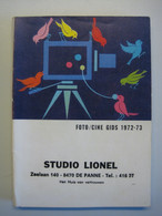 Studio Lionel Zeelaan De Panne Foto / Cine Gids 1972 - 73  / 192 Blz - Publicités