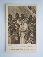 EXPOSITION VINCENNES (1931) Afrique Equatoriale Un Baptême Par Un Prêtre Indigène Au Sénégal Carte Publicitaire ANNALES - Other