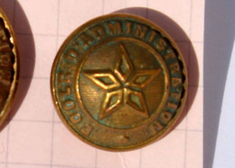 BOUTON UNIFORME MILITAIRE - ECOLE D'ADMINISTRATION - ETOILE - D:16mm / BUTTON        (2202.120.2) - Boutons