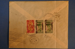 E 12 GRAND LIBAN BELLE LETTRE TRES RARE 1930 AVION BEYROUTH + VARIETéS RARES EN PAIRE SURCHARGES REPUBLIQUE P \ Point - Lettres & Documents