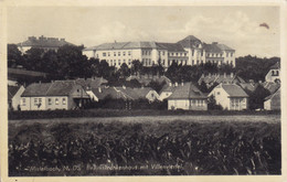 Austria Deutsches Reich PPC Mistelbach Bezirkskrankenhaus Mit Villenviertel Hospital Kothbauer & Co. MISTELBACH 1941 - Mistelbach