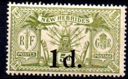 Nouvelles Hebrides: Yvert N° 64* - Unused Stamps
