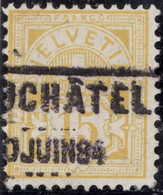 Schweiz Wertziffer Zu#63A *1884-06-10 Neuchatel - Neufs