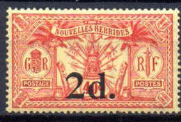 Nouvelles Hebrides: Yvert N° 68* - Unused Stamps