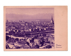 15178" TORINO-PANORAMA "-VERA FOTO-CART. SPED 1956. - Panoramische Zichten, Meerdere Zichten