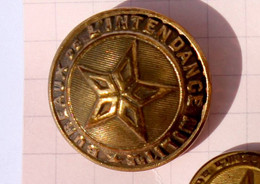 BOUTON UNIFORME - BUREAUX DE L'INTENDANCE MILITAIRE - ETOILE - D:21mm / BUTTON        (2202.124.2) - Boutons