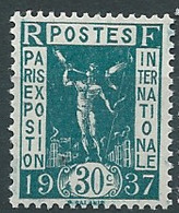 France  Yvert N° 323 **  , 1 Valeur Neuve Sans Charnire   ( Cote Yvert = 4,50 Euro )  -  Bip 6401 - Ungebraucht