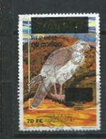 Rép. Démocratique Du Congo  Timbre Du Zaïre Surchargé  Oiseau - Used