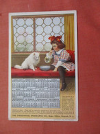 1910 Calendar   Prudential Insurance Newark NJ.   .     Ref  5408 - Werbepostkarten