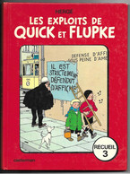 BD HERGE - QUICK ET FLUPKE, RECUEIL 3 COULEUR, EDITION ORIGINALE CASTERMAN TOURNAI BELGIQUE DE 1975, VOIR LES SCANNERS - Hergé