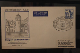 Berlin 1977, Ganzsache Freimarken: Burgen Und Schlösser, 70 Pf, Mespelbrunn, MiNr. 538, PU 76/1, ESST - Sobres Privados - Usados