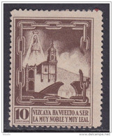 LOTE 2229 ///  (C128)  VIÑETA VIZCAYA BILBAO FESOFI Nº 4 - NUESTRA SEÑORA DE BEGOÑA - Emissions Nationalistes