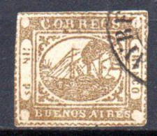 Argentine : Yvert N° 6; Faux - Buenos Aires (1858-1864)