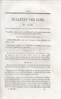 Ordonnace De 1844 Concernant Le Crédit Pour Les Jounnées De Juillet 1830 - Decrees & Laws