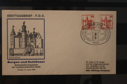 Berlin 1979, Ganzsache Freimarken: Burgen Und Schlösser, 25 Pf, Burg Gemen, MiNr. 587, PU 67, ESST - Buste Private - Usati