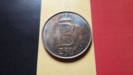 BELGIQUE BAUDOUIN BELLE 250 FRANCS 1976 ARGENT PRIX DEPART 1 EURO !!! - 10. 250 Francs