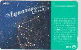 ZODIAC - JAPAN-212 - HOROSCOPE - AQUARIUS - 291-097 - Zodiaco