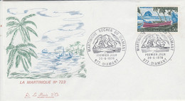 Fdc Diamant  MARTINIQUE  1970 - Other & Unclassified