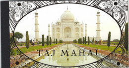 ONU New York 2014 Unesco Patrimonio Mondiale: India, Il Taj Mahal Carnet Prestige - Postzegelboekjes