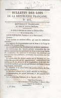Ordonnace De 1852 Concernant La Vente Des Biens De La Famille D' ORLEANS - Historical Documents