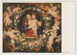 Peter Paul Rubens, Madonna Im Blumenkranz - Malerei & Gemälde