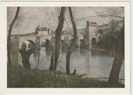 Camille Corot, Die Brücke Von Mantes - Peintures & Tableaux