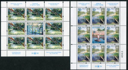 YUGOSLAVIA (Serbia & Montenegro) 2003 Nature Protection Sheetlets MNH / **.  Michel 3129-30 - Blokken & Velletjes