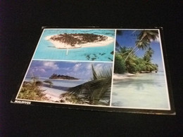 STORIA POSTALE FRANCOBOLLO COMMEMORATIVO MALDIVES VEDUTE - Maldives