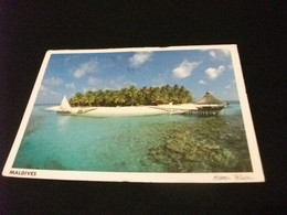 STORIA POSTALE FRANCOBOLLO COMMEMORATIVO MALDIVES IHURU - Maldives