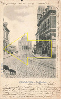 Hôtel De Ville (disparu) - SAINT GHISLAIN - Carte Circulé En 1901 - Saint-Ghislain