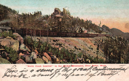 "North Coast Limited" In The Rocky Mountains, Near Butte, Montana - VERY RARE! - Butte