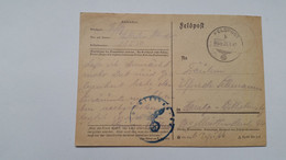 ALLEMAGNE   / LETTRE  CARTE  FELDPOST  ALLEMANDE  /1942 - 1939-45