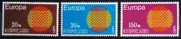 EUROPA 1970 - CHYPRE                    N° 324/326                       NEUF** - 1970