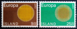 EUROPA 1970 - ISLANDE                    N° 395/396                       NEUF** - 1970