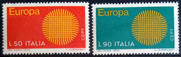 EUROPA 1970 - ITALIE                    N° 1047/1048                       NEUF** - 1970