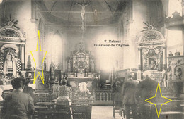 ERBAUT - Intérieur De L'Eglise - Carte Animée Et Circulé En 1911 - Jurbise