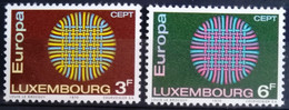 EUROPA 1970 - LUXEMBOURG                    N° 757/758                       NEUF** - 1970