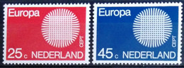 EUROPA 1970 - PAYS-BAS                    N° 914/915                      NEUF** - 1970