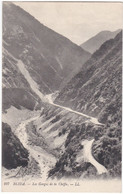 AL107 BLIDA - VUE GENERALE SUR LES GORGES DE LA CHIFFA - LA ROUTE D'ACCES - DOS VERT - Blida