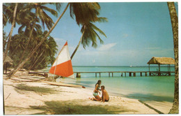 TRINIDAD & TOBAGO - PIGEON POINT TOBAGO / THEMATIC STAMP-FLAG - Trinidad