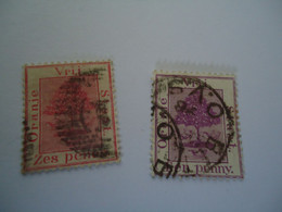 ORANGE RIVER   USED  2   STAMPS POSTMARK - Orange Free State (1868-1909)