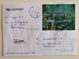 2021...KAZAKHSTAN..COVER WITH STAMP..  PAST MAIL ..REGISTERED - Kazakhstan